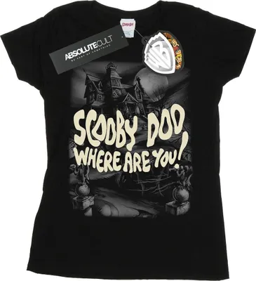 Image de Scooby Doo - "Scary Castle" T-shirt pour femme BI38666 (S) (Noir)