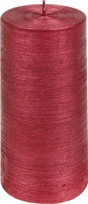 Produktbild von Weihnachtskerzen Stumpenkerze "Glory" Rubin Rot 150/68 mm