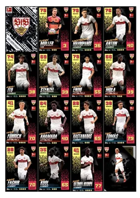 Produktbild von Topps Match Attax - 2022/23 - Mannschaftspaket - VfB Stuttgart
