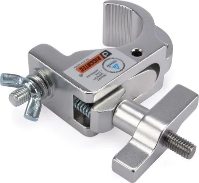 Produktbild von Riggatec Smart Hook Slim Clamp Mini Silber bis 75kg (32 - 35mm)