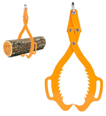 Produktbild von Holzgreifer - 2-Klauen-Holzzange - 76 cm - Tragfähigkeit 1.500 kg - Schwerlast - Für ATV, Traktor und Gabelstapler