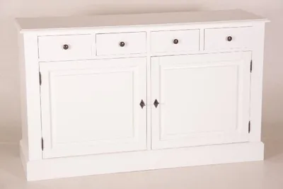 Produktbild von Casa Padrino Kommode im Shabby Chic Landhaus Stil Weiß Breite 150 cm Höhe 90 cm
