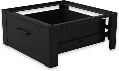 Immagine prodotto di Rialzo per lavatrice con cassetto, nero, pratico