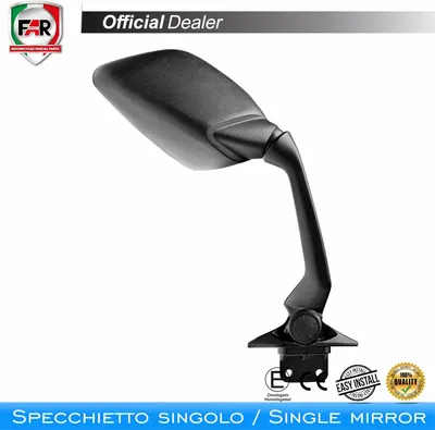 Immagine prodotto di Specchietto carena omologato FAR 7757 sinistro nero