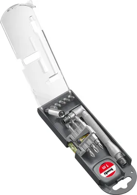 Obrázek produktu pro KWB Einhell 49116790 Sada 14 bitů Držák Metr (1m) 2x vodováha