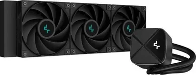 Image de Watercooling AIO CPU DeepCool LS720S Zero Dark, 3x120mm Ventilateurs, Compatible Intel LGA1700/1200/1151/1150/1155, AMD AM5/AM4, Noir