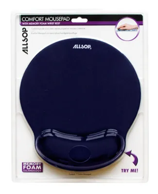 Produktbild von Allsop Comfort Mouse Pad mit kleiner Handgelenksauflage - Blau 05941