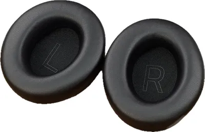 Produktbild von INF 2 Stk. Schwarze Proteinleder Ohrpolster für Razer Kraken V4 Serie