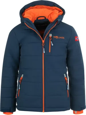 Produktbild von Trollkids Kids Hemsedal Snow Jacket XT Jungen Skijacke Blau 513-142 Grösse 164