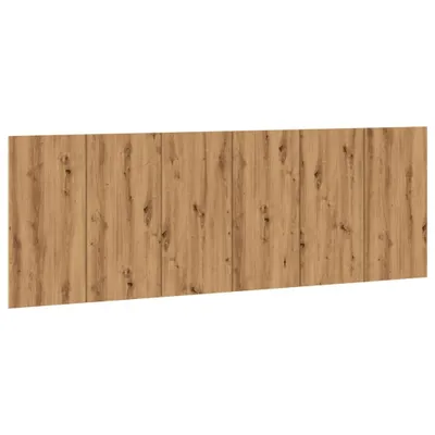 Image de vidaXL Tête de lit murale Chêne Artisan 240x1,5x80 cm Bois composite