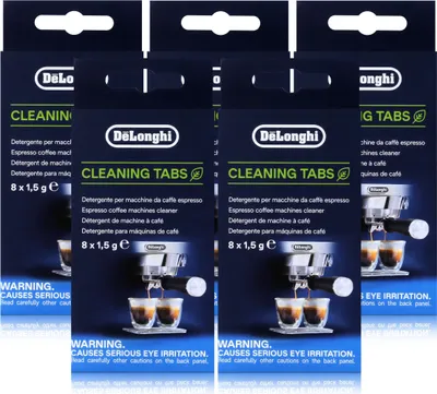 Produktbild von De'Longhi Cleaning Tabs Reinigungstabletten DLSC552 - 8x1,5g (5er Pack)