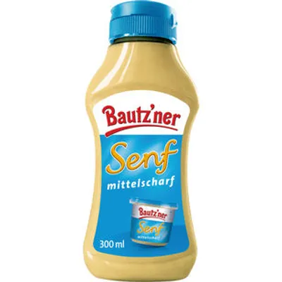 Produktbild von Bautzner Senf mittelscharf - 300ml