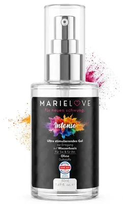 Zdjęcie produktu dla Żel stymulujący Marielove Intense, żel podniecający na bazie wody, 50 ml, odpowiedni dla par, wegański