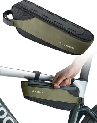Produktbild von ROCKBROS Fahrradtasche Unterrohrtasche Rahmentasche 1,4L hellgrün