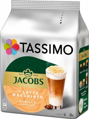 Immagine prodotto di Tassimo capsule Jacobs tipo Latte Macchiato Vaniglia | 8 capsule caffè