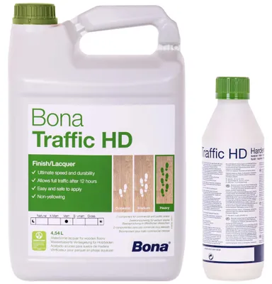 Obrázok produktu pre Lak na parkety, matný 2K, 4,95 Liter, 4,5 L + 0,45 HD Härter, tvrdý a odolný