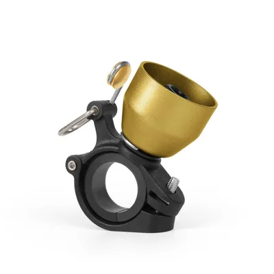 Zdjęcie produktu dla ROCKBROS dzwonek rowerowy mini dzwonek 90dB dzwonek rowerowy na kierownicę 22,2-31,8 mm do MTB rower szosowy rower elektryczny rower miejski złoty