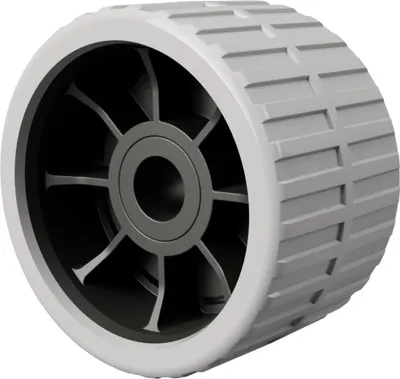 Produktbild von EVA Sliprolle Seitenrolle Sliphilfe spurfrei SUPROD, Ø 120 mm, grau