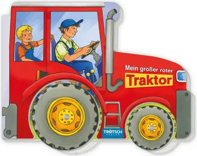 Image de Trötsch Pappenbuch Räderbuch Mein großer roter Traktor
