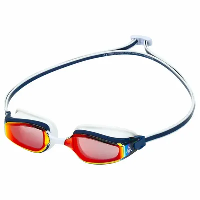 Zdjęcie produktu dla Aquasphere Fastlane 0406Lmr Navy Blue Red Lens Tit L