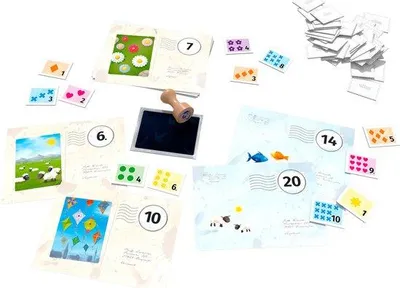 Produktbild von Haba Brettspiel Pio Posttaube Lernspiel Rechnen für Kinder 2-4 Spieler