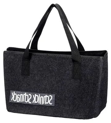 Produktbild von Filztasche mit witzigen Sprüchen für Kaminholz, Einkaufstasche, Zeitungskorb, Shopper aus Filz, faltbar