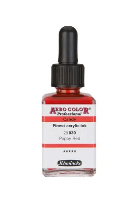 Produktbild von Schmincke Aero Color Poppy Red 28ml Candy-Farben 28 030 023