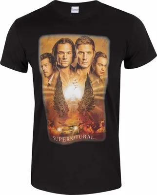 Produktbild von Supernatural - "Key Art" T-Shirt für Herren/Damen Uni HE2989 (L) (Schwarz)