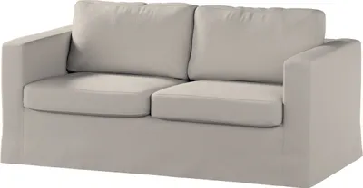 Produktbild von Dekoria Bezug für Karlstad 2-Sitzer Sofa nicht ausklappbar, lang, hellbeige, Sofahusse, Karlstad 2-Sitzer
