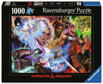 Imagen del producto de Rompecabezas para adultos de 1000 piezas - D&D - Misión aceptada