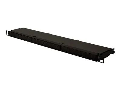 Immagine prodotto di DIGITUS Patchpanel 0,5HE 24-Port Cat6a    geschirmt schwarz