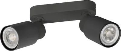 Produktbild von SLV PURI 2.0 Tube, Wand- und Deckenaufbauleuchte, long, 2 x max. 6W GU10, schwarz 1008361