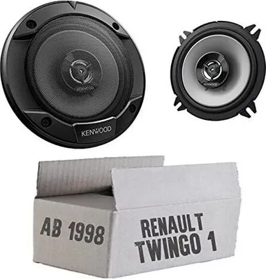 Produktbild von Lautsprecher Boxen Kenwood KFC-S1366 - 13cm 2-Wege Koax Auto Einbauzubehör - Einbauset passend für Renault Twingo 1 Phase 2 Front - justSOUND
