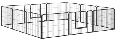 Produktbild von Haustiergehege, Welpenauslauf, Welpengitter, 12 Paneele, Outdoor u.