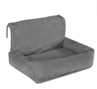 Immagine prodotto di Cuccia da radiatore per gatti - Peluche - 55 x 36 x 26 cm - Grigio - Per termosifone e stufa