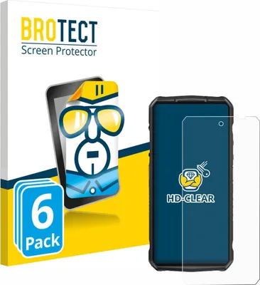Produktbild von 6x Für Ulefone 29 pro Schutzfolie BROTECT Displayschutz Display Schutz Folie Klar Transparent