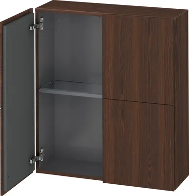 Produktbild von Halbhochschrank L-CUBE 700x243x800mm nussbaum gebürstet nussbaum gebürstet