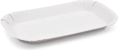 Produktbild von 100x BIONATURE Pappschalen aus Frischfaser oval 23 x 15 x 2 cm fettdicht