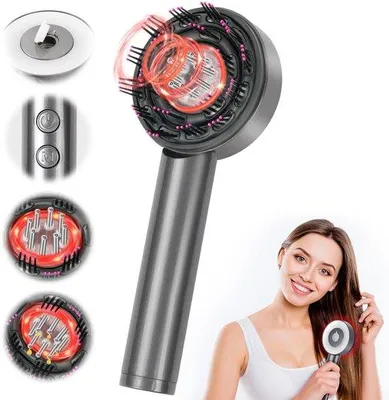 Obrázok produktu pre Jednoduchý, kvalitný masážny prístroj na lebku s svetelnou terapiou a mechanizmom na nanášanie séra