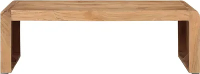 Image de vidaXL Table basse 110x55x35 cm en bois massif d'acacia