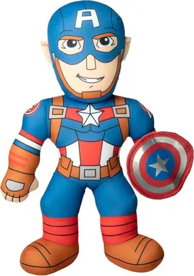 Image de Peluche Captain America avec son, 38 cm