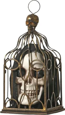 Obrázek produktu pro Halloweenská dekorace lebka 33 x 17 x 17 cm bílá