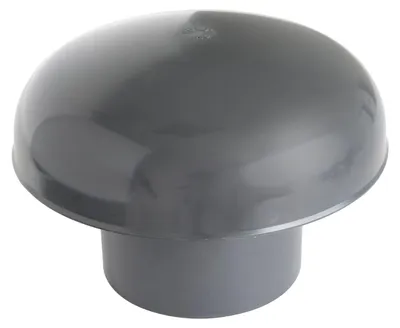 Ventilationshaube Auslasskopf schwarz Ø 110 mm