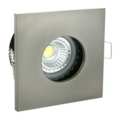 Obrázek produktu pro Spectrum LED vestavný reflektor GU10 Spot koupelnový downlight IP65 max. 10 W hranatý stříbrný