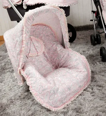 Image de Babyline, sac de transport pour siège auto, groupe 0, couleur rose