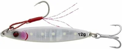Immagine prodotto di Savage Gear Flatline TG UV White Glow 4 cm 12 g Pilkr