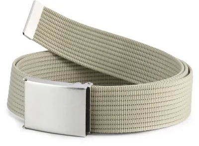 Produktbild von Ladeheid Herren Gürtel männlich Stoffgürtel Sackleinen P90 (Beige, 125 cm)