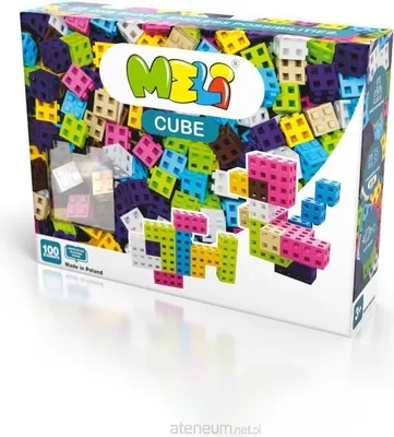Immagine prodotto di Meli Cube Rosa 100 pezzi di mattoncini da costruzione