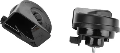 Obrázek produktu pro Autohupe, 12 V, 110 dB, super hlasitý, elektrický, vodotěsný, vysoký a nízký tón, náhrada za vozidlo, černý