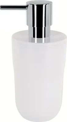 Produktbild von Spirella Seifenspender "Cocco" Flüssigseifen-Spender, Fassungsvermögen 7,5 x 7,5 x 16,5 cm - 300ml - Weiß